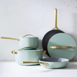 Silt Green 12-Piece Non-Stick Ceramic Cookware Set