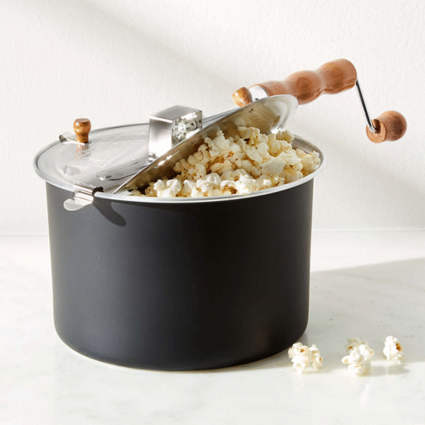 Black Stovetop Popcorn Popper - Image 2